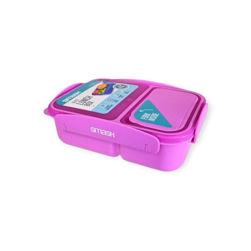 Picture of SMASH 2 COMPARTMENT BENTO LUNCHBOX 1.6L PINK